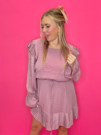 The Mia Ruffle Sleeve Dress