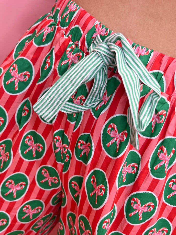 Candy Cane Pajama Bottoms