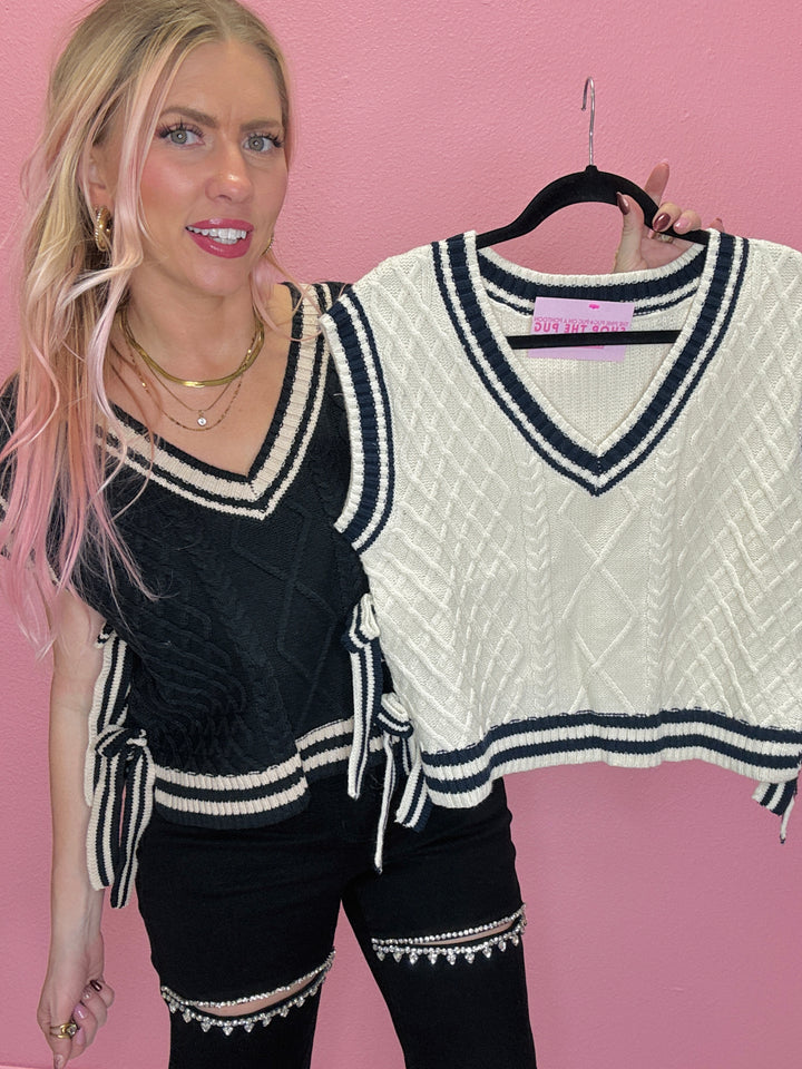 The Bow Down Cutie Knit Vest