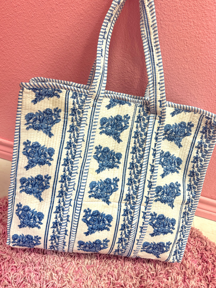 The Ivy Quilted Tote Bag