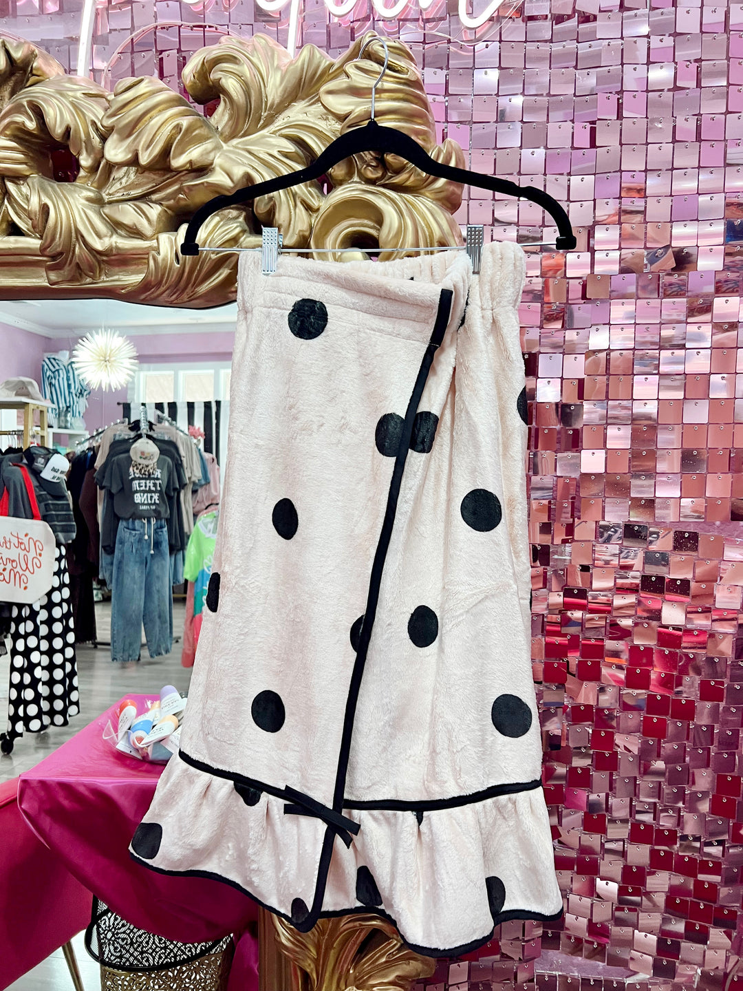 Polka Dot Spa Wrap