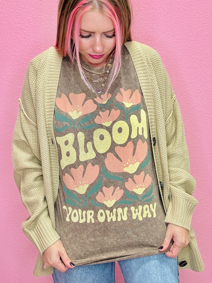 Bloom Your Own Way Graphic Top
