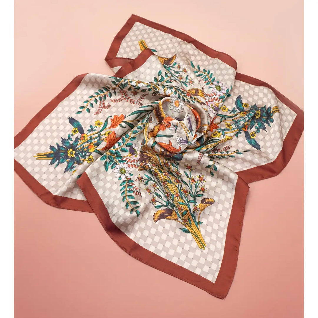 Fall Floral Scarf