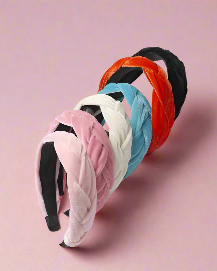 The Bailey Classic Braided Velvet Headband