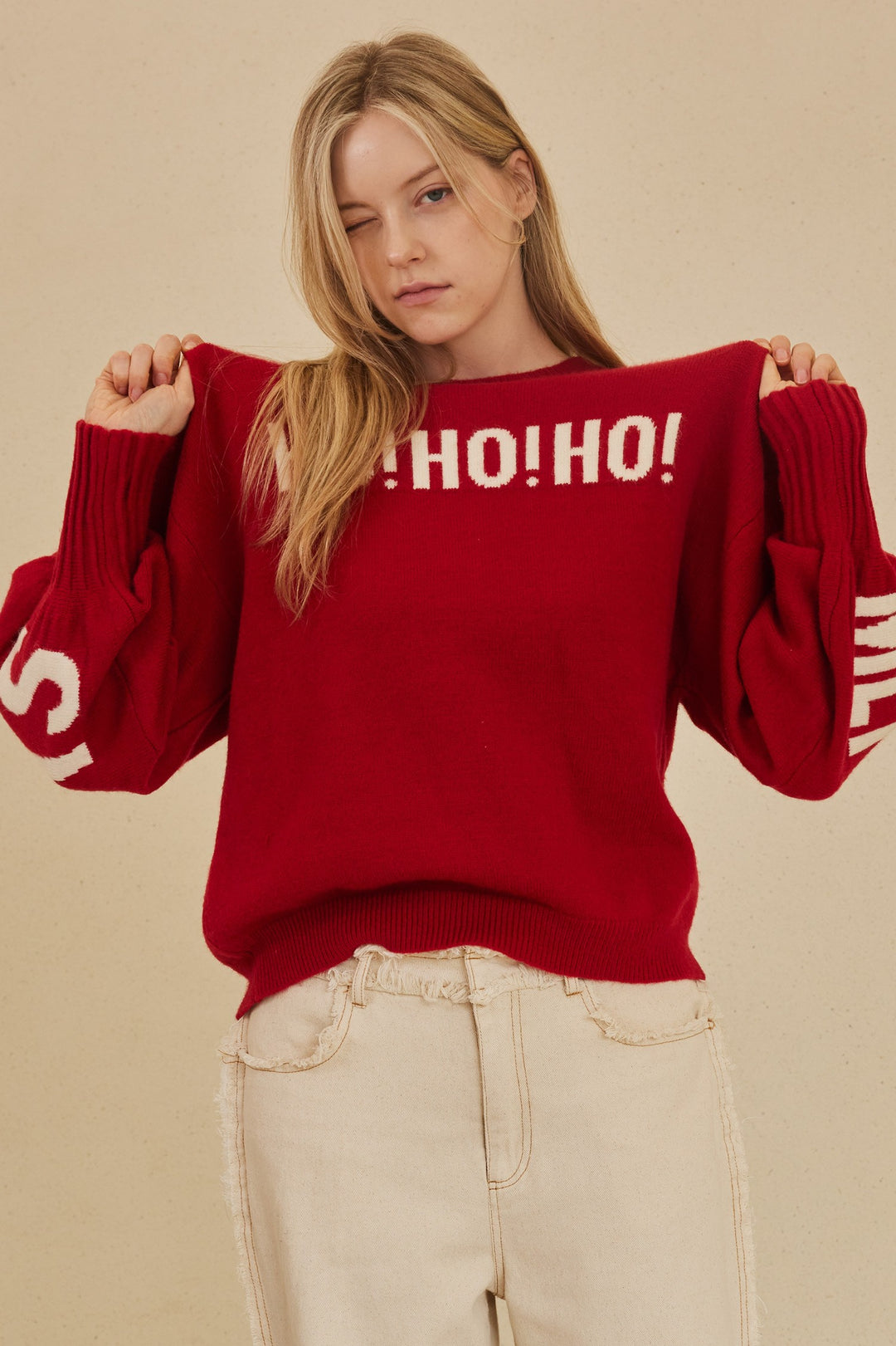 Ho Ho Ho Merry Christmas Sweater