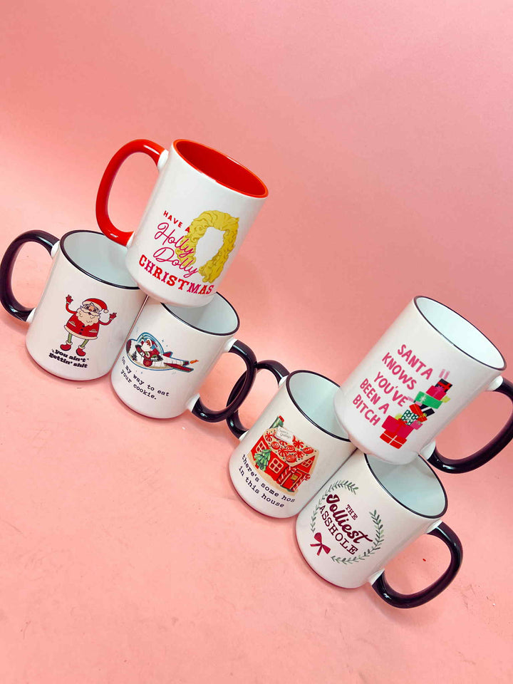 On My Way To Eat Your Cookie Santa Coffee Mug