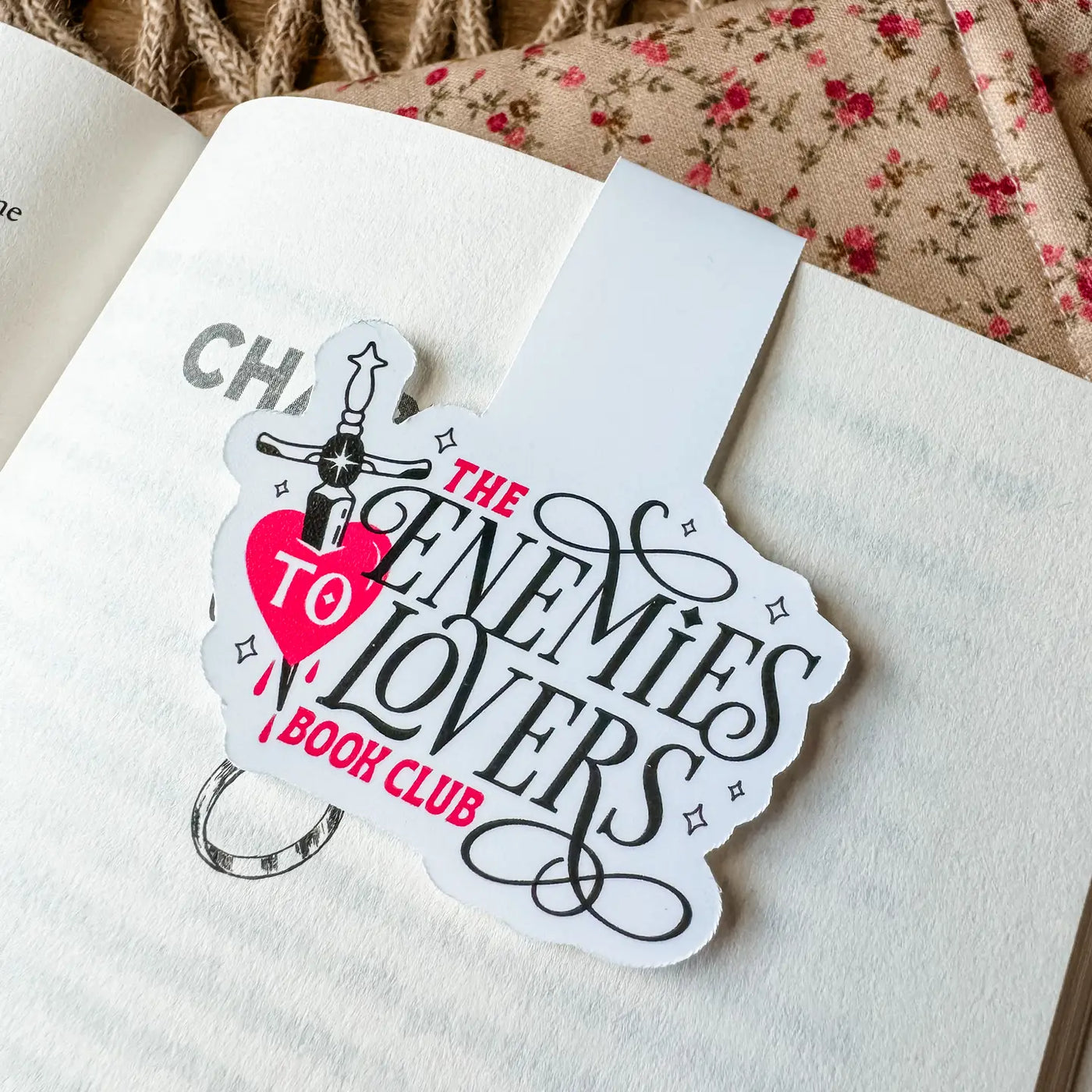The Enemy To Lovers Book Club - Magnetic Bookmark