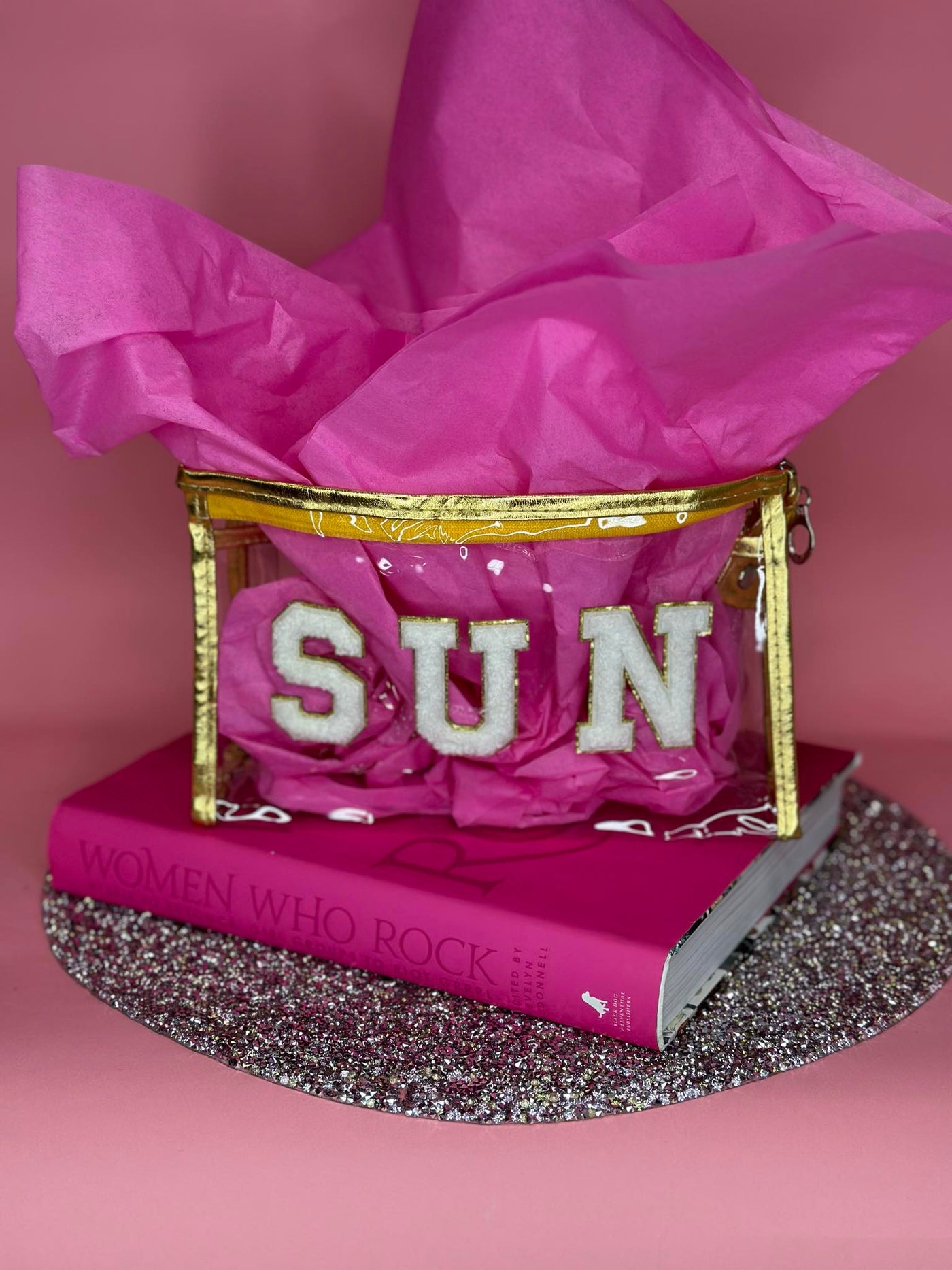 Clear Sun Chenille Bag