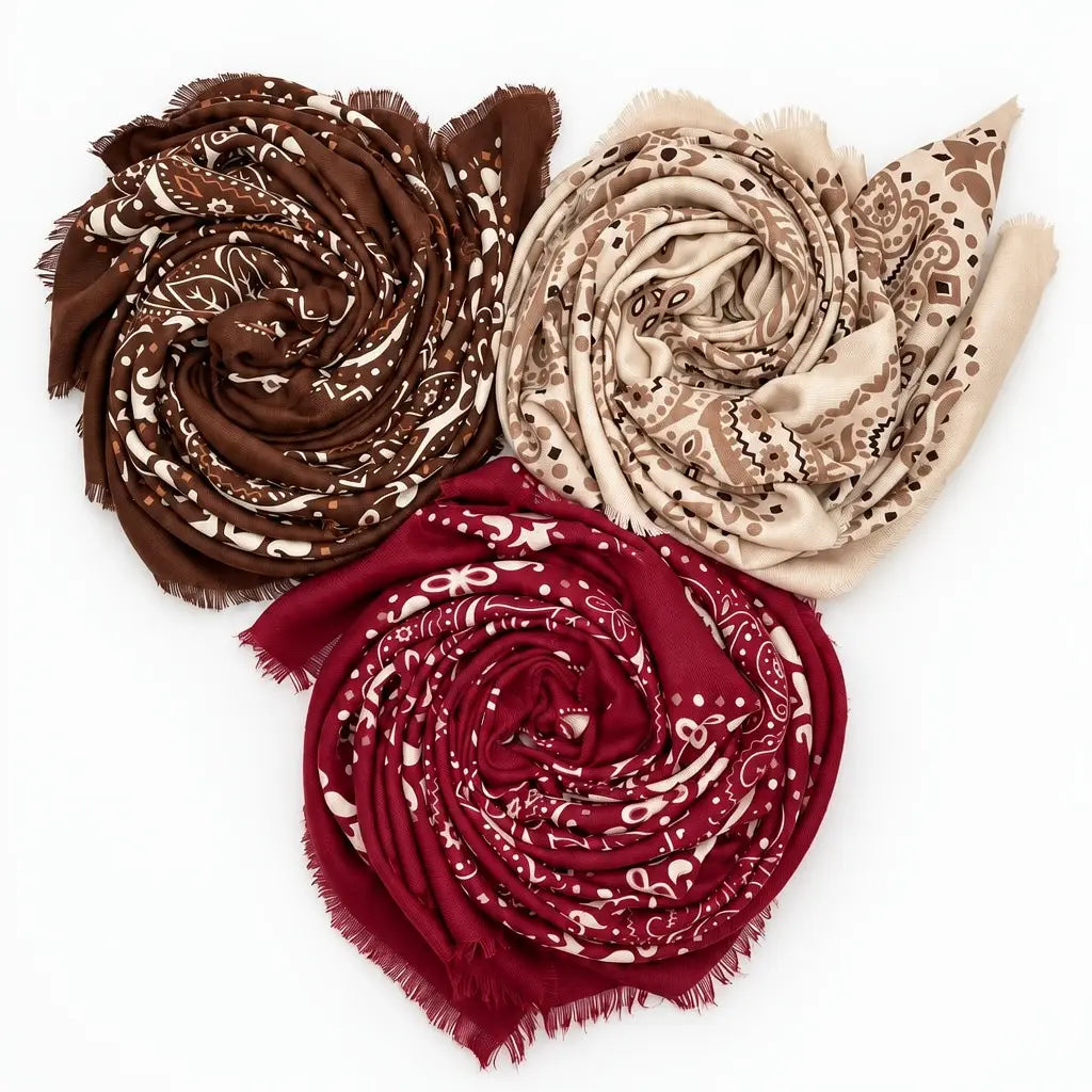 The Paisley Promise Fringe Edge Scarf