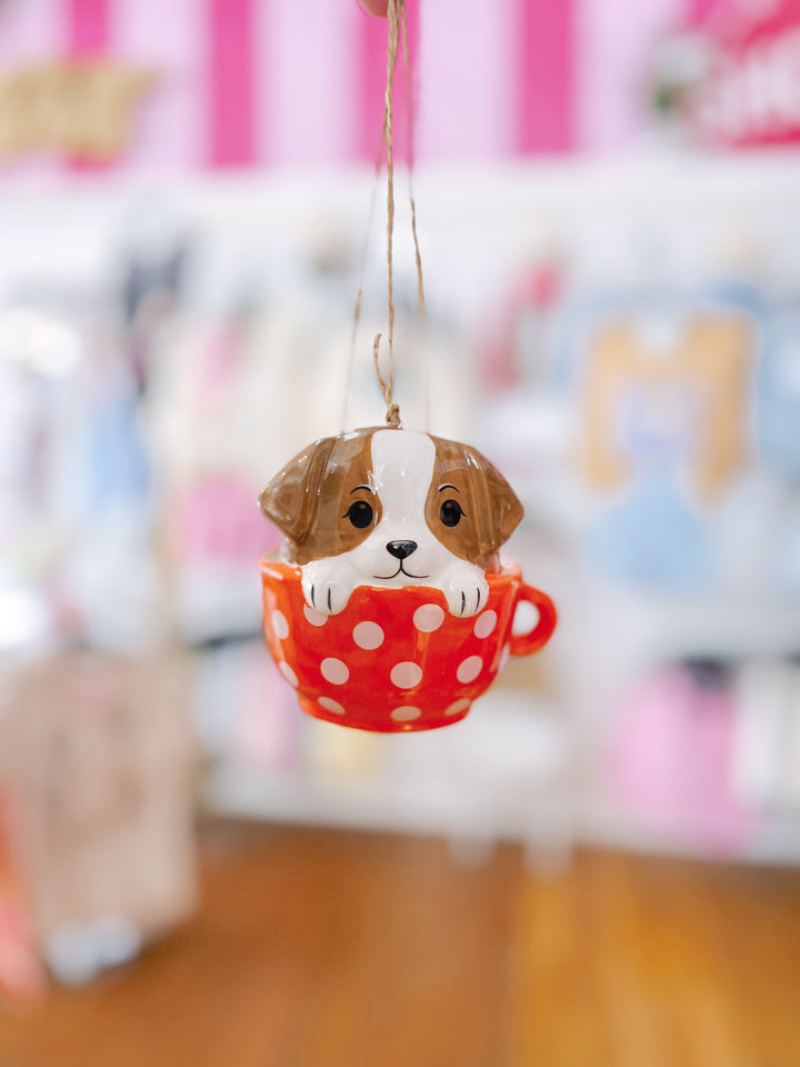 Pups In Cups Hanging Planter