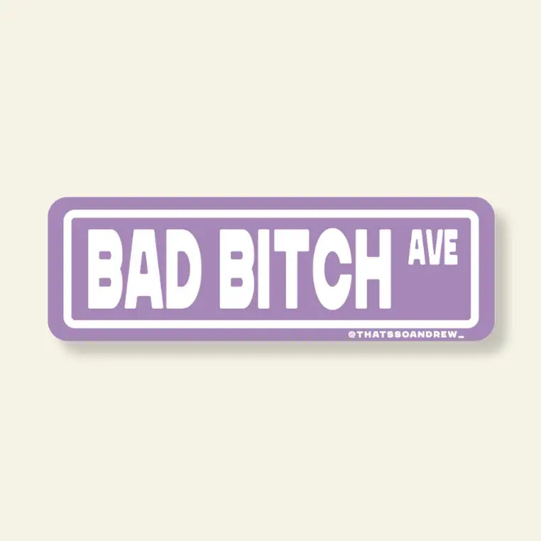 Bad Bitch Blvd Sticker