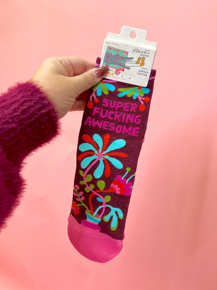 Super Fucking Awesome Ankle Socks