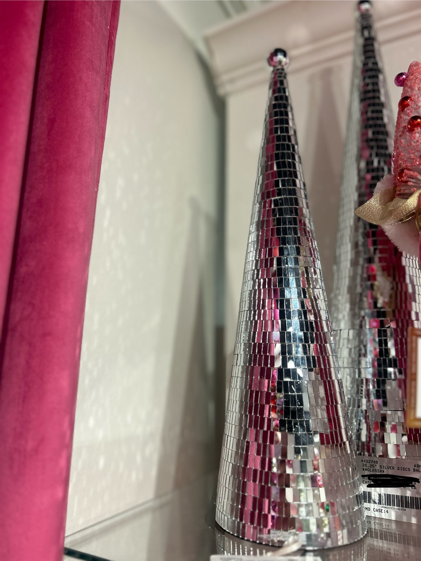 Large Disco Ball Cone Tree