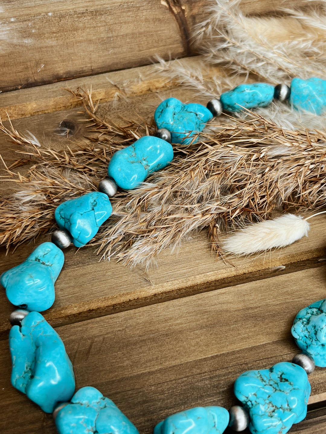 Jodie Chunky Turquoise Necklace