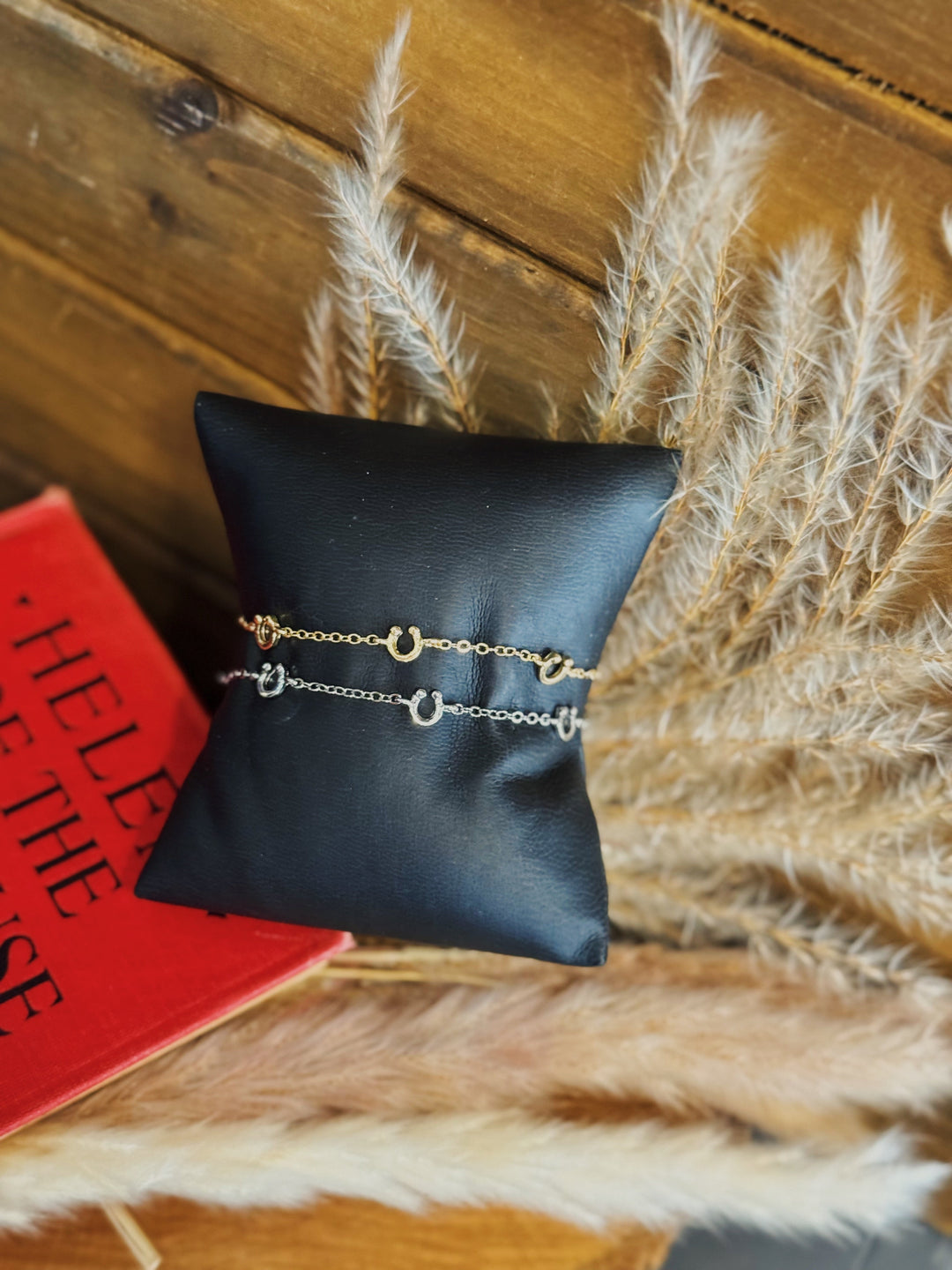 18K Lucky Horshoe Charm Bracelet