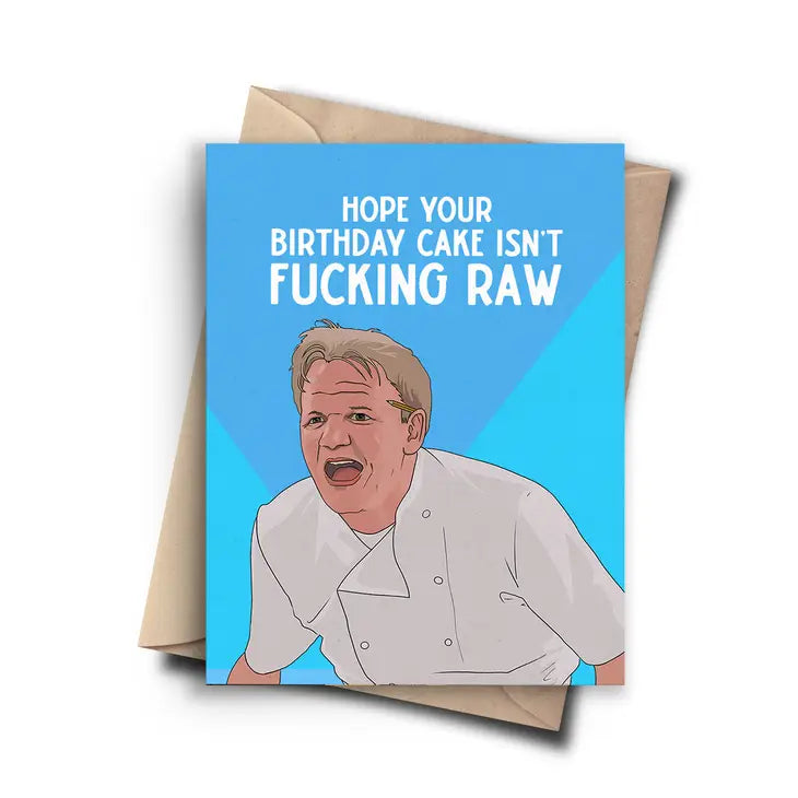 Fucking Raw Cake Card