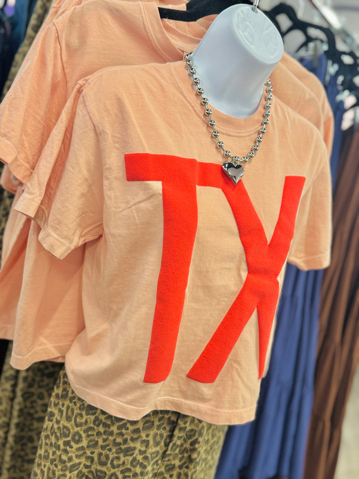 Comfort Colors TX Puff Crop Tee