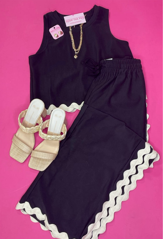 The Sandra Rick Rack Pants