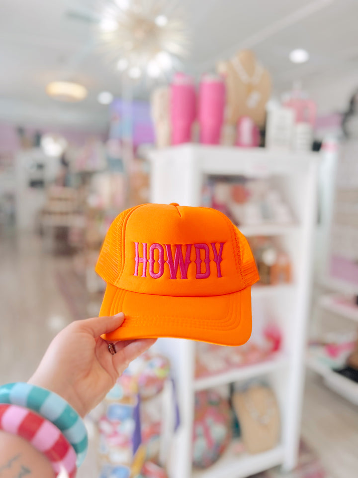 Howdy Neon Trucker Hat