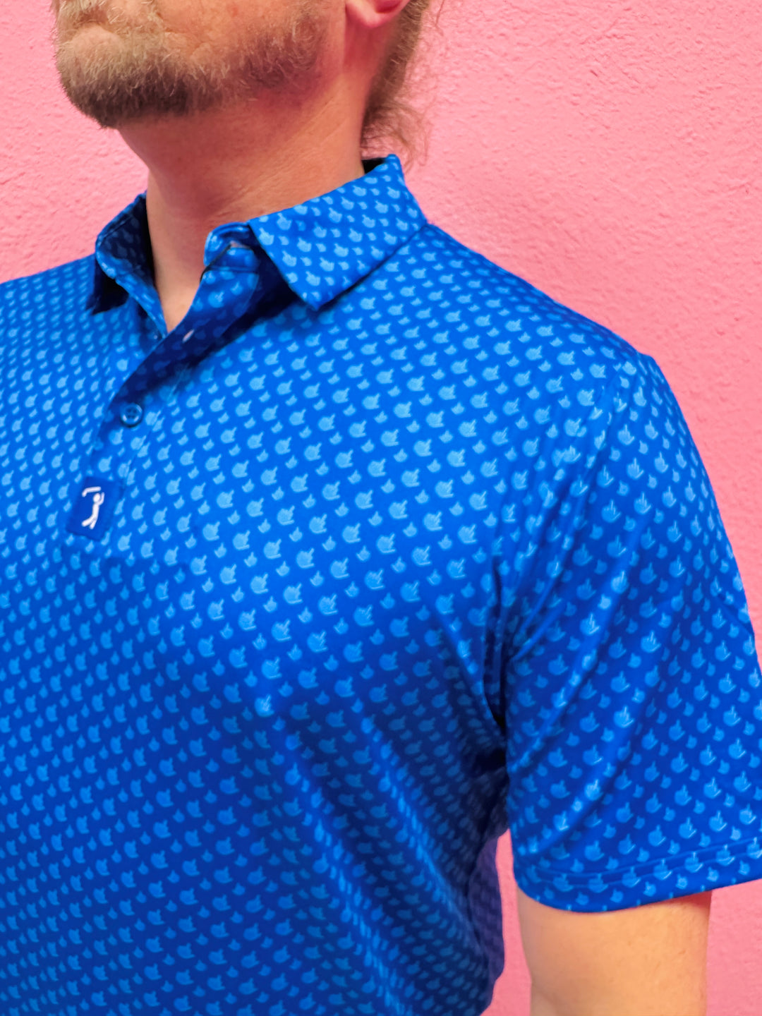 Birdie Finger Blue Jay Polo