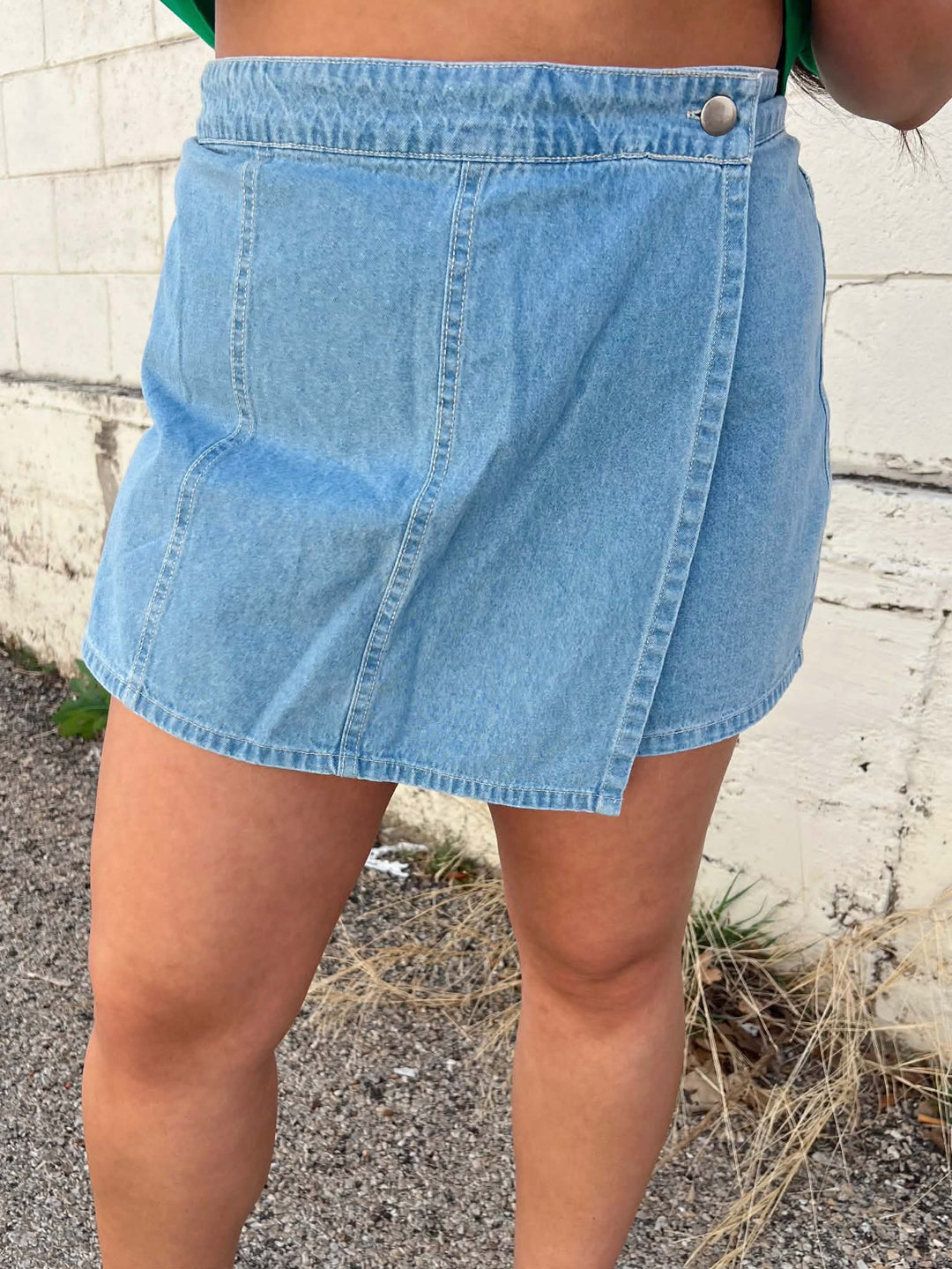 The Denim Babe Skort