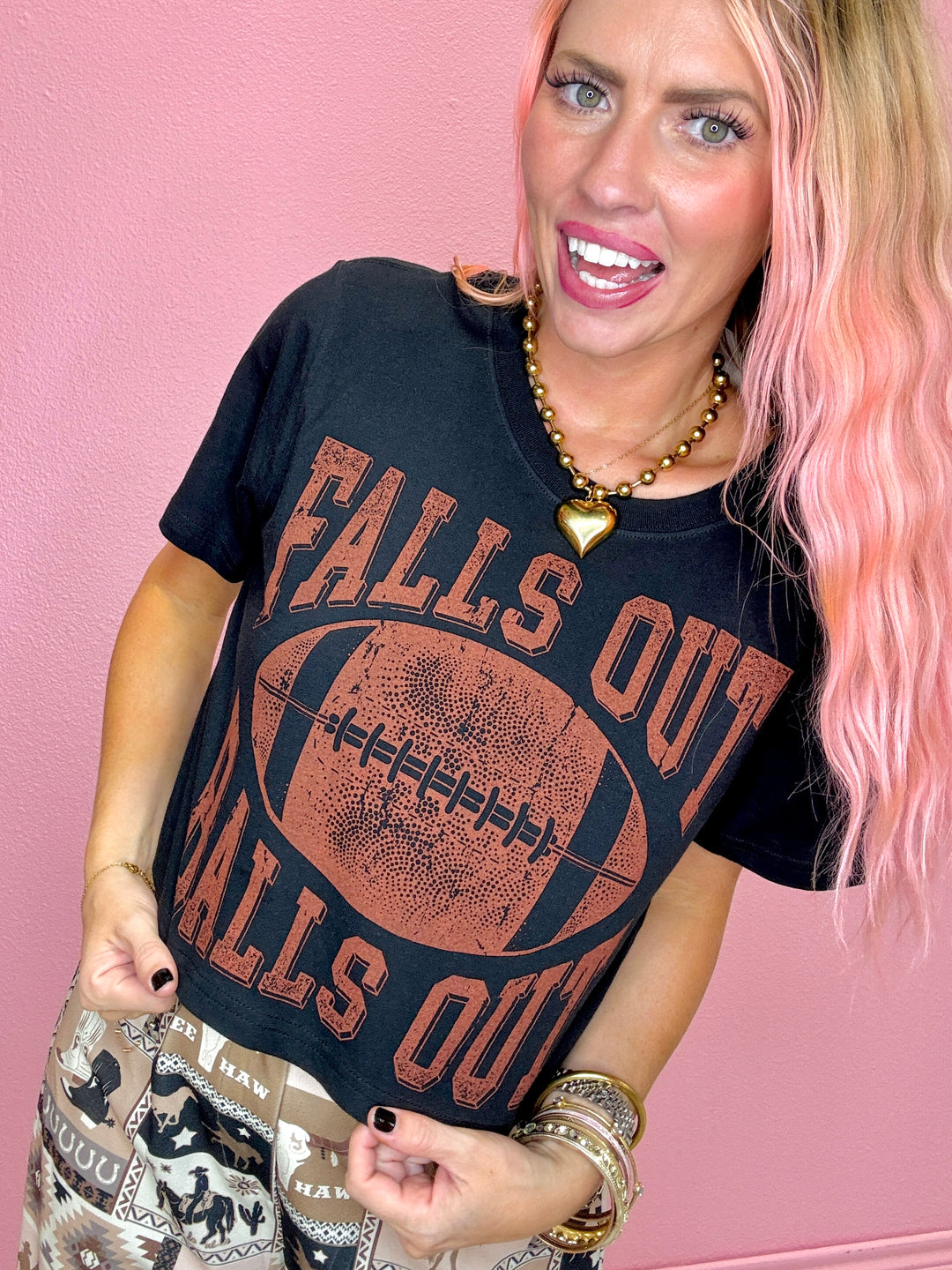 Falls Out Balls Out Tee