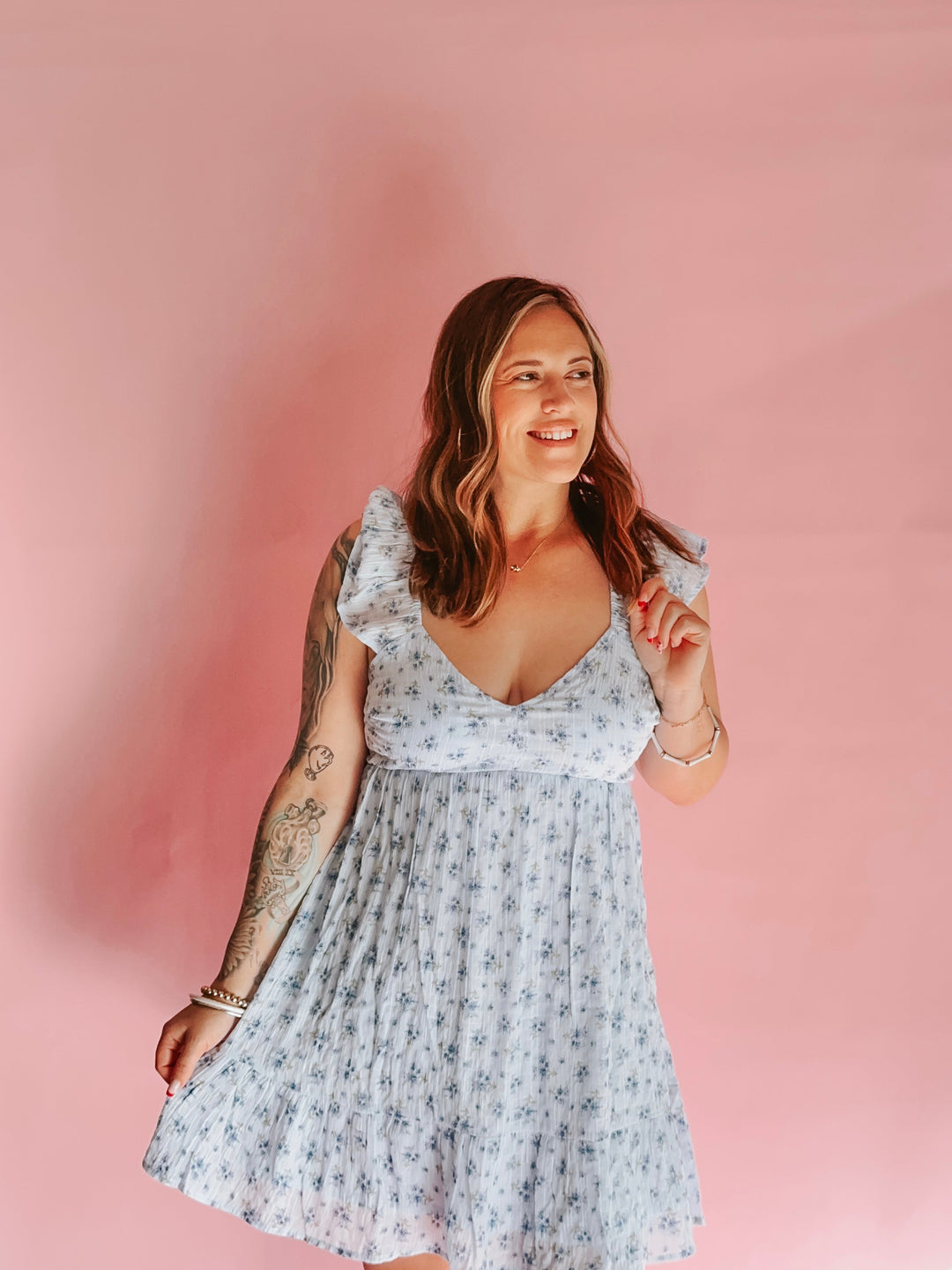 Spring Days Floral Dress