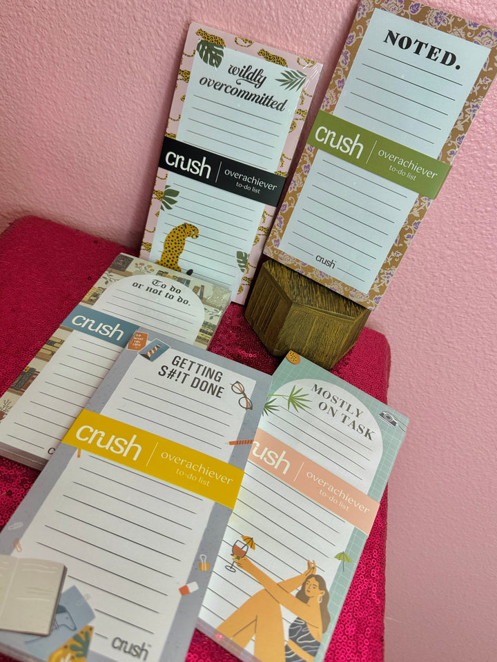 Overachiever To Do Lists