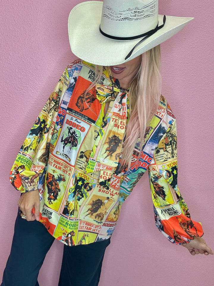 The Wild West Tie Top