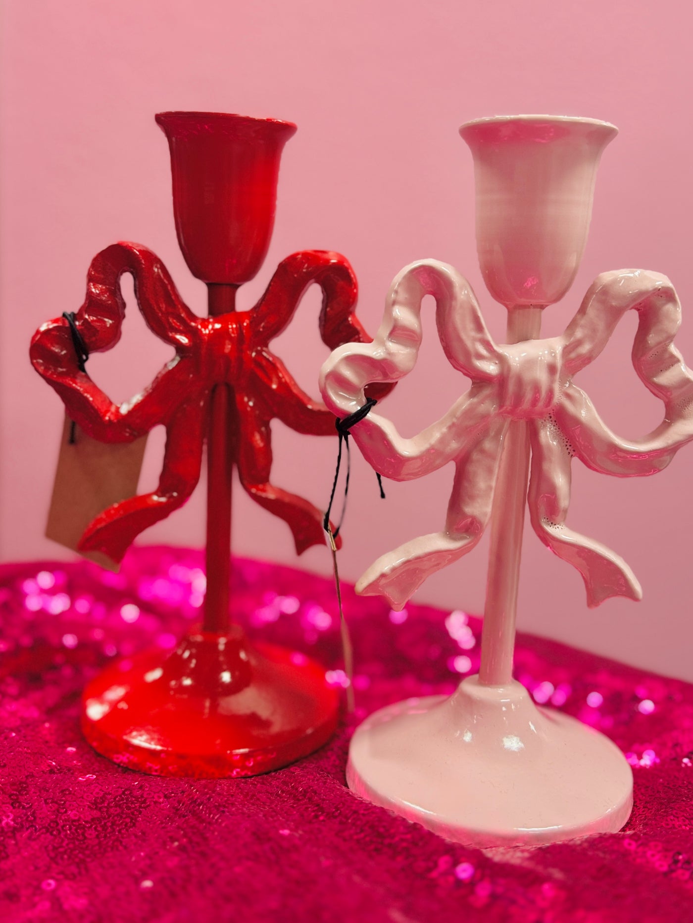 Knotted In Love Cast Iron Candle Holder