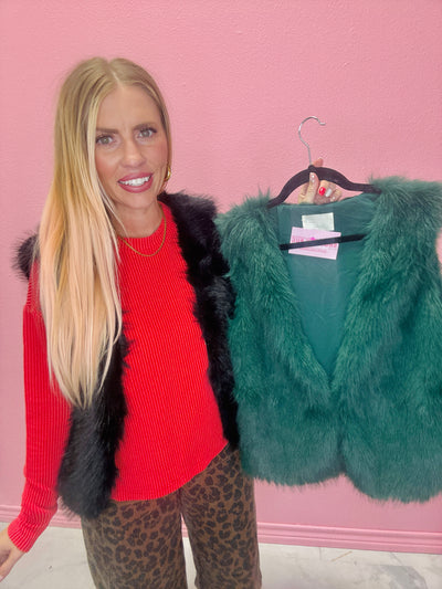 The Faux Fabuluxe Vest
