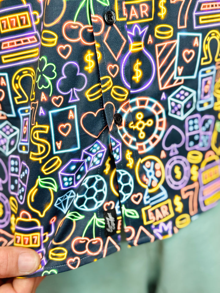 The Gambler Button Up Sunday Swagger