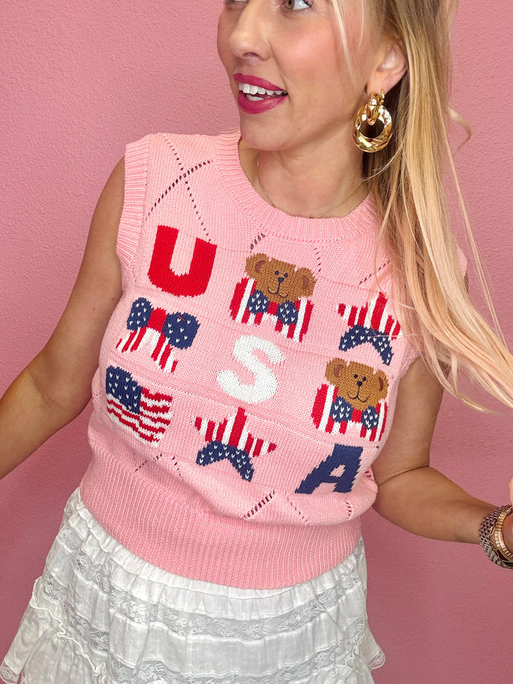 American Sweetheart Bear Vest