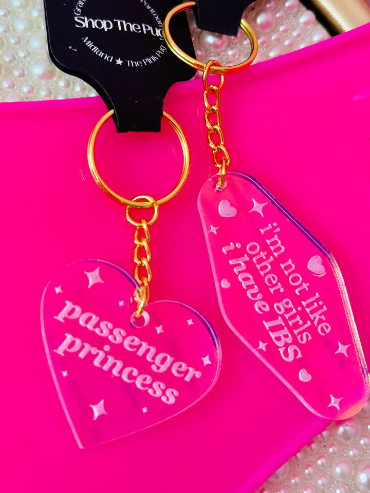 Iridescent Acrylic Keychains