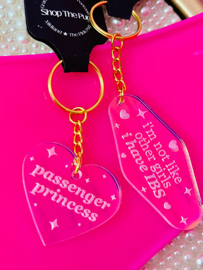 Iridescent Acrylic Keychains