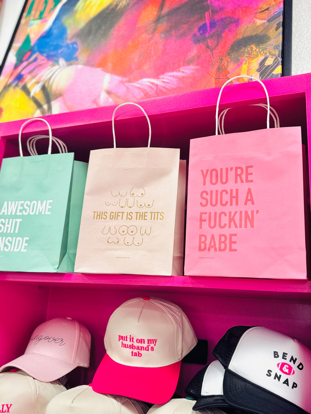 Awesome Shit Inside Gift Bag