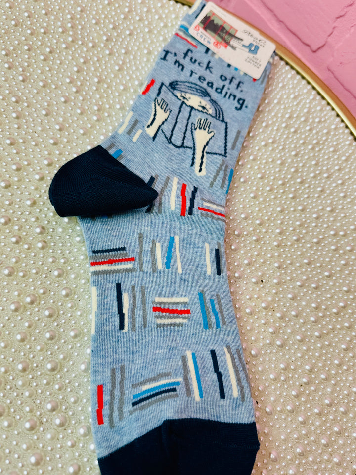 Fuck Off I'm Reading Socks