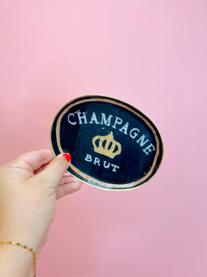 Champagne Metal Mini Tray