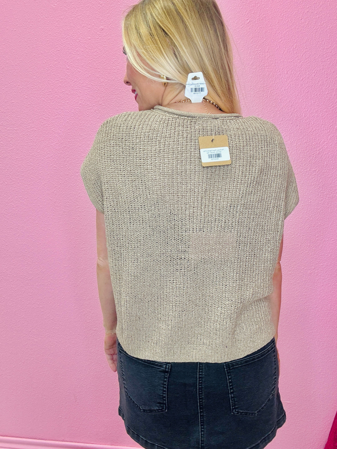 The Rowan Raw Edge Knit Top