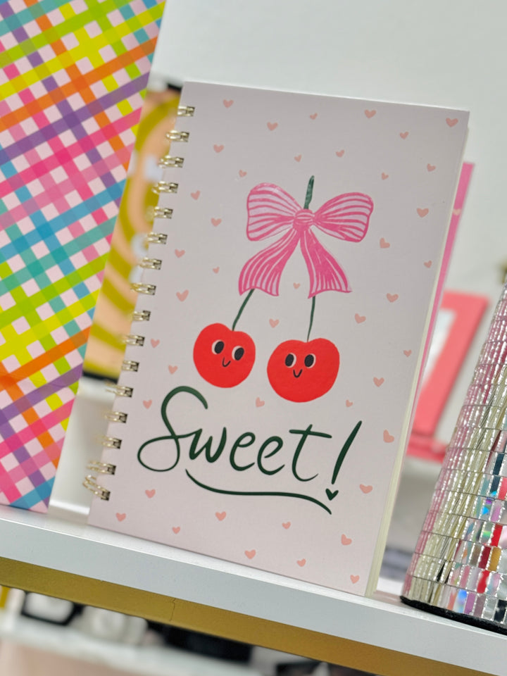 Sweetest Cherry Medium Spiral Notebook