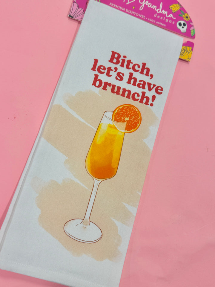 Let's Have Brunch Dishtowel