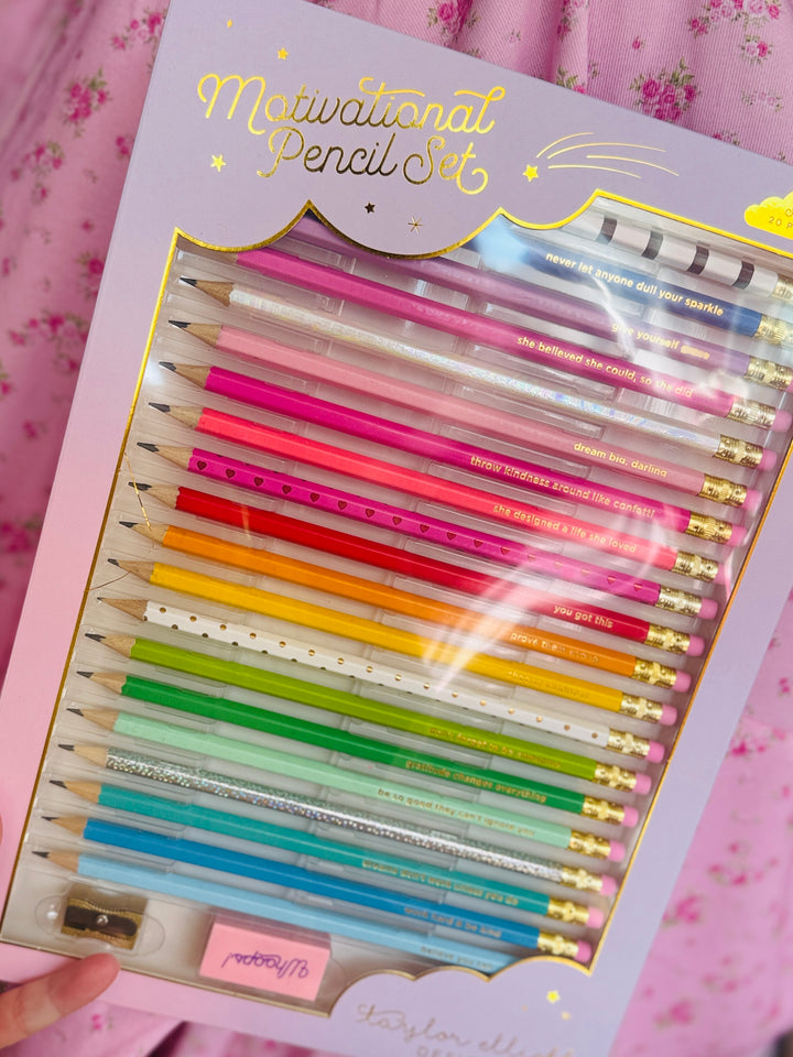 Motivational Pencil Set