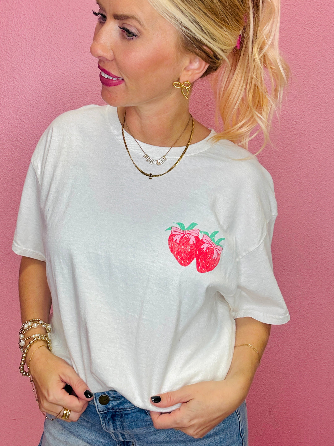 Enjoy The Good Days Berry Tee