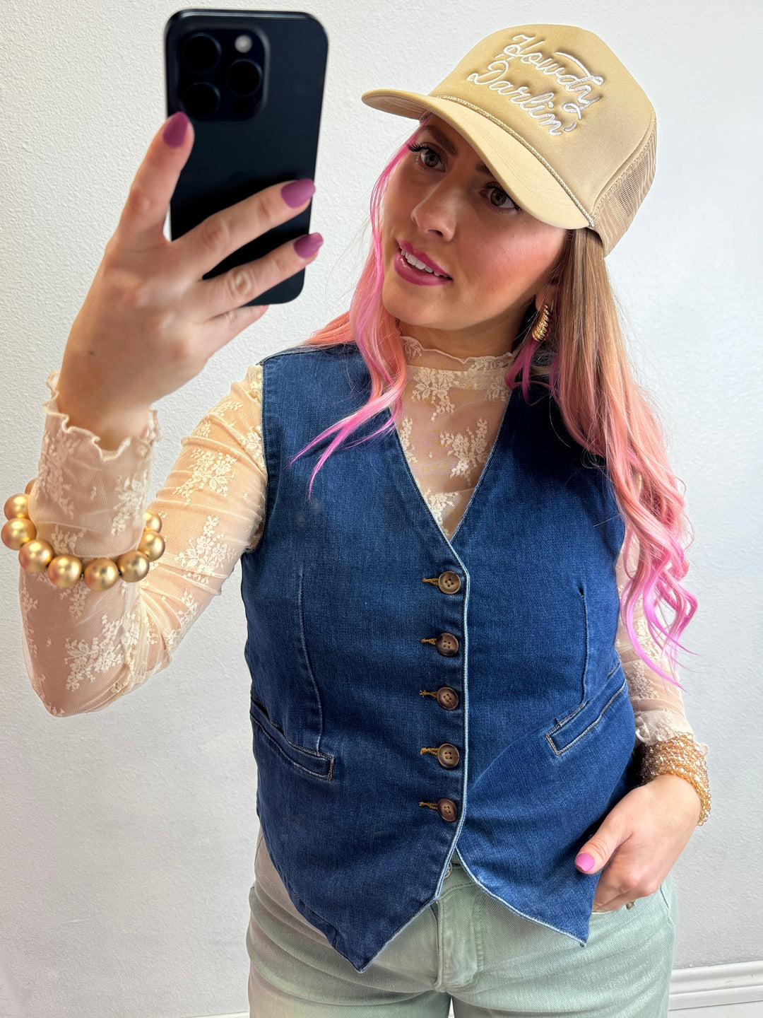 The Delilah Lace Layering Top