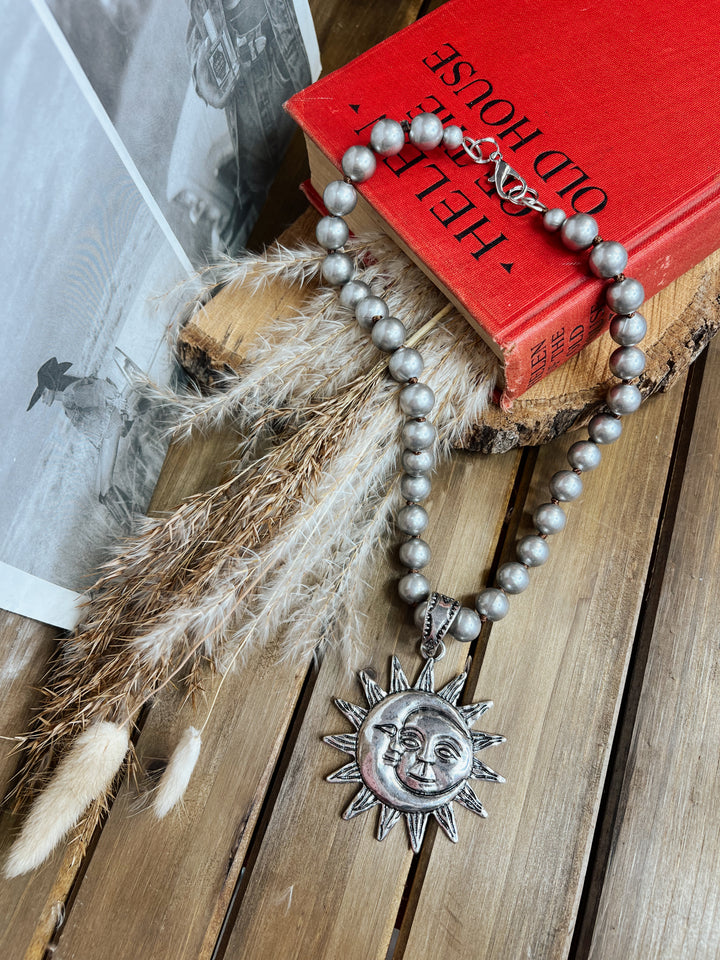 Eternal Sky Beaded Necklace
