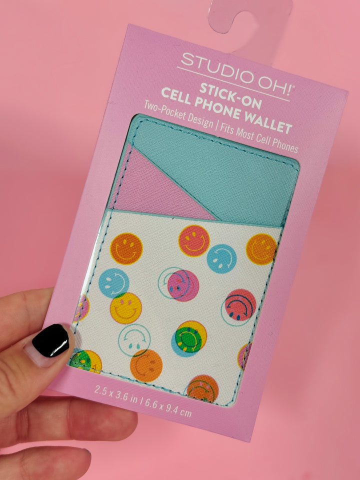 Happy Trails Stick-On Cell Phone Wallet