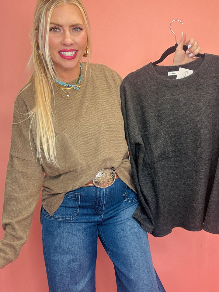 The Stephanie Corded Sweater