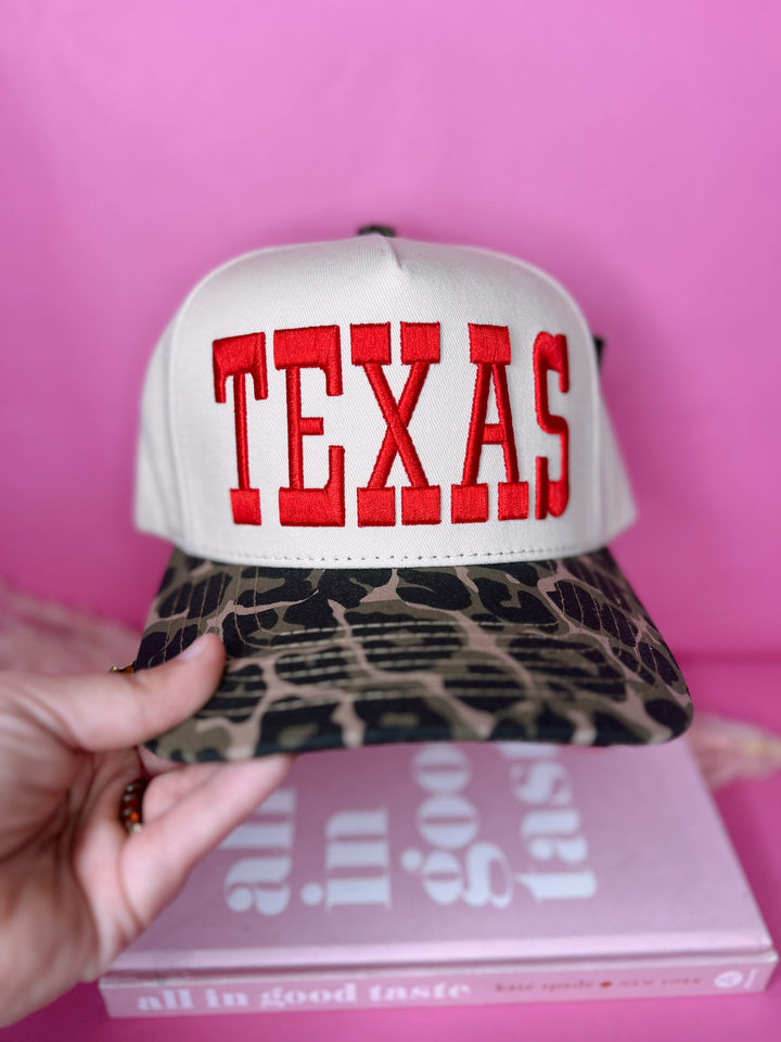 Leopard Texas Trucker Hat
