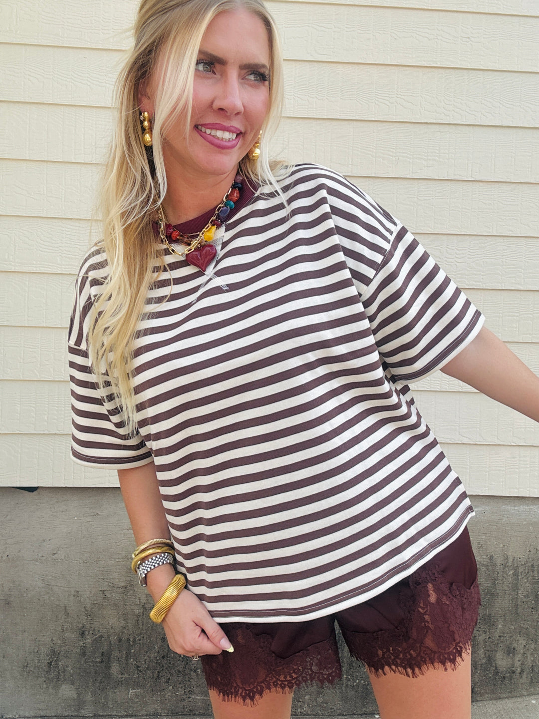 Coastal Weekend Stripe Tee