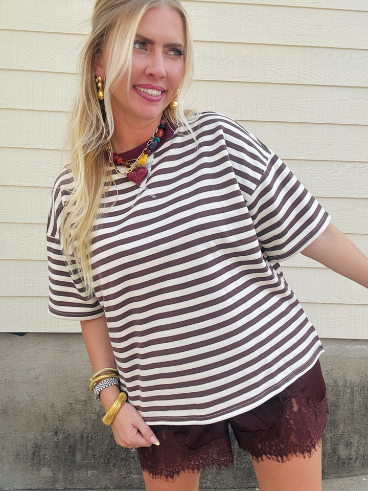 Coastal Weekend Stripe Tee